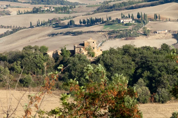 Il paesaggio della Toscana. Italia — Foto Stock