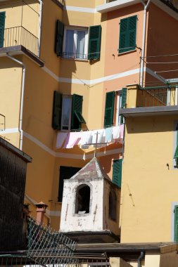 Riomaggiore - İtalya 'nın Cinque Terre kentlerinden biri