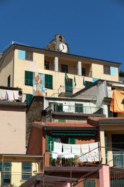 Riomaggiore - İtalya 'nın Cinque Terre kentlerinden biri