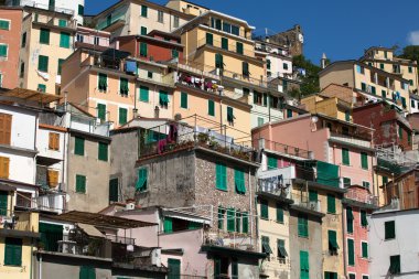 Riomaggiore - İtalya 'nın Cinque Terre kentlerinden biri