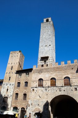 San gimignano kuleleri, Toskana, İtalya