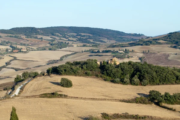 Het landschap van Toscane. Italië — Stockfoto