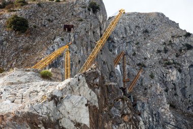 The Marble Quarries - Apuan Alps clipart