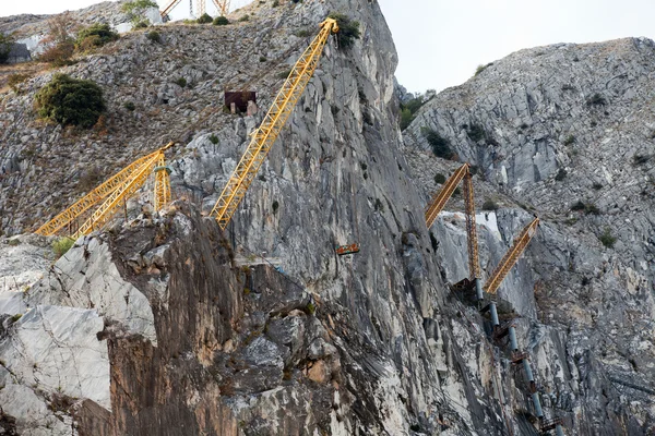 Cartierele de marmură Alpii Apuan — Fotografie, imagine de stoc