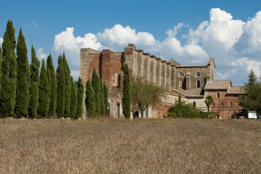 Abbey san galgano, Toskana, İtalya