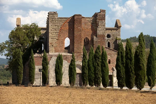 Μονή του Αγίου galgano, Τοσκάνη, Ιταλία — Φωτογραφία Αρχείου