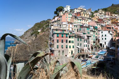 Riomaggiore - İtalya 'nın Cinque Terre kentlerinden biri