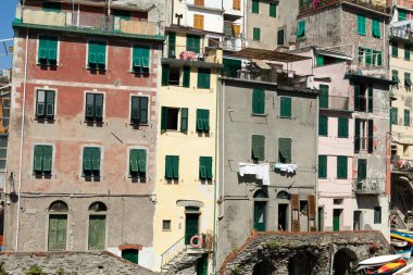 Riomaggiore - İtalya 'nın Cinque Terre kentlerinden biri