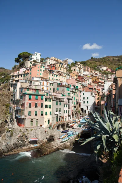 Riomaggiore - one of the cities of Cinque Terre in italy — Stock Photo, Image