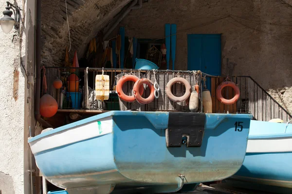 Cinque Terre İtalya balıkçı tekneleri