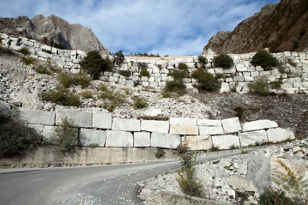 Os Quarries de Mármore - Alpes Apuanos — Fotografia de Stock