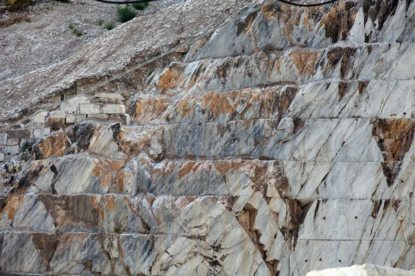 A márvány kőfejtő - a apuan Alpok — Stock Fotó