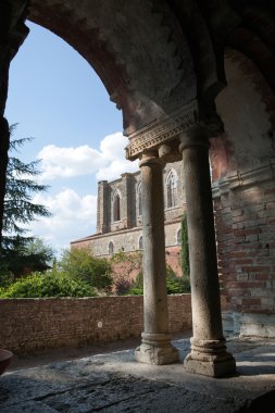 Abbey san galgano, Toskana, İtalya