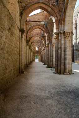 Abbey san galgano, Toskana, İtalya