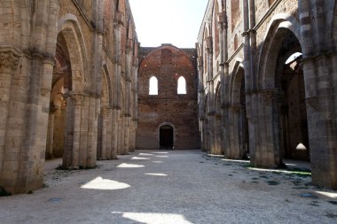 Abbey san galgano, Toskana, İtalya