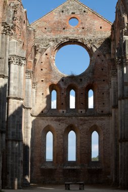 Abbey san galgano, Toskana, İtalya