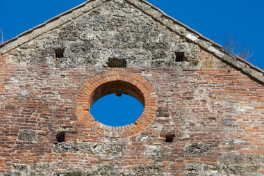 Abbey san galgano, Toskana, İtalya