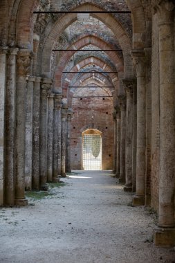 Abbey of San Galgano, Tuscany, Italy clipart