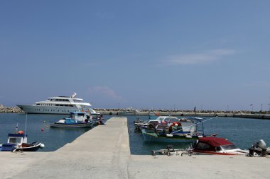 Kardamena resort ve bağlantı noktasında kos Adası