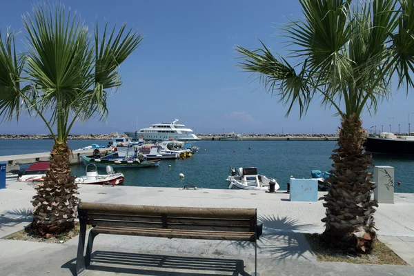 Курорт Кардамена и порт на острове Кос — стоковое фото