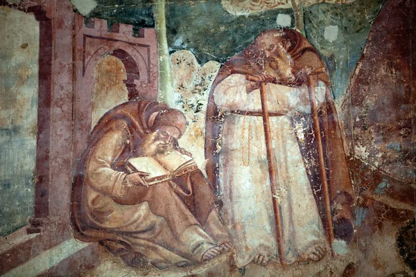 Pise, Camposanto, Le Triomphe de la Mort, détail, fresque, Buonamico Buffalma — Photo