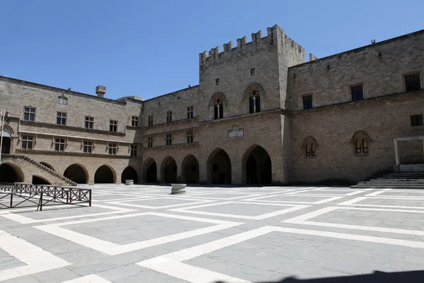 Het paleis van de grootmeester van de ridders van Rhodos — Stockfoto