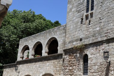 Eski Rhodos şehir. Şövalyeler (şimdi Embassy sokak sokak)