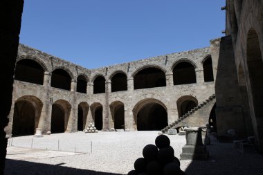 Rodos - Ortaçağ bina hastane Şövalyeleri.