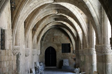 Rodos - Ortaçağ bina hastane Şövalyeleri.