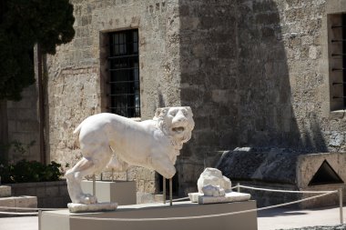 Rodos - Ortaçağ bina hastane Şövalyeleri.