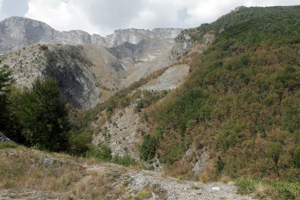 Las canteras de mármol - Alpes Apuanos —  Fotos de Stock