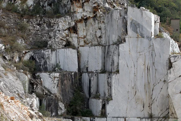 Las canteras de mármol - Alpes Apuanos — Foto de Stock
