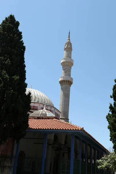 Mezquita de Suleimaniye en la isla de Rodas, Grecia — Foto de Stock