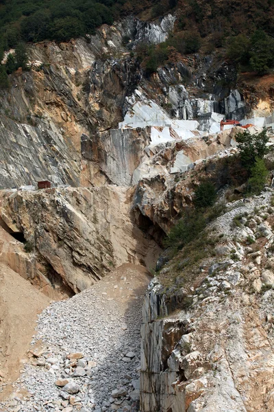 Kamieniołomy marmuru - Alpy Apuańskie — Zdjęcie stockowe