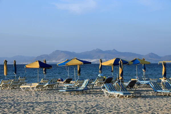 Grecja. Wyspa Kos. Tigaki beach. — Zdjęcie stockowe