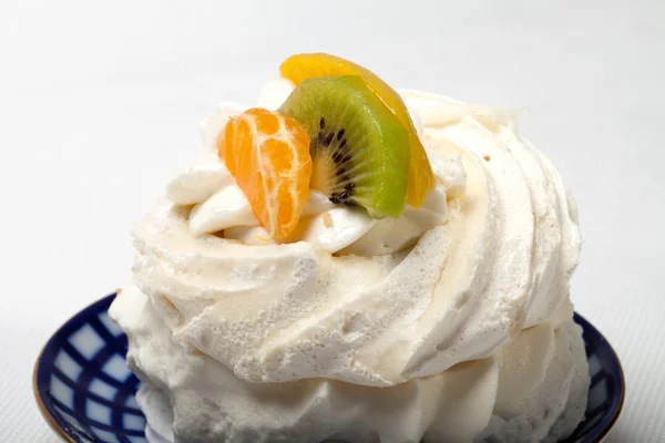 stock image Sweet cake with fruits