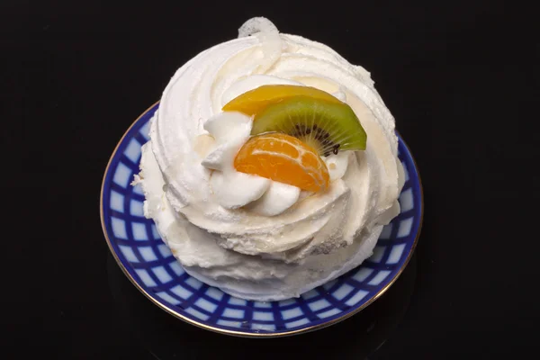 Γλυκό κέικ με φρούτα — Φωτογραφία Αρχείου