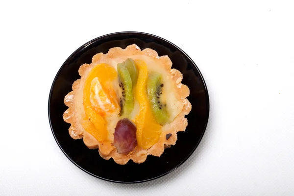 Pastel dulce con frutas — Foto de Stock