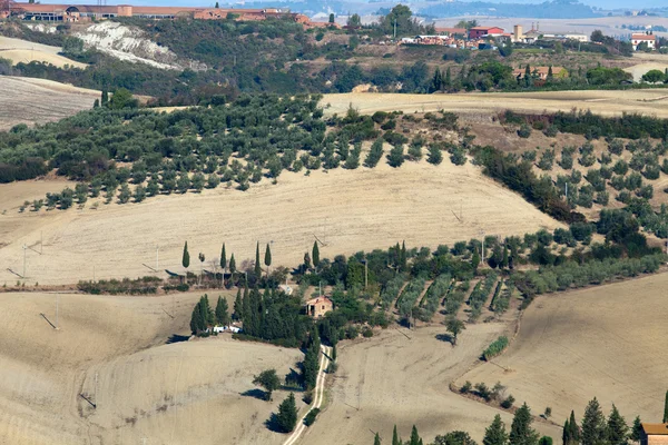 Het landschap van Toscane. Italië — Stockfoto