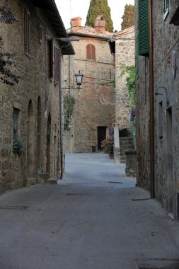 Monticchiello - Medieval village near Pienza . Tuscany. clipart