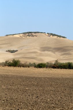 Toskana 'nın manzarası. İtalya