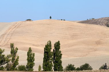 Toskana 'nın manzarası. İtalya