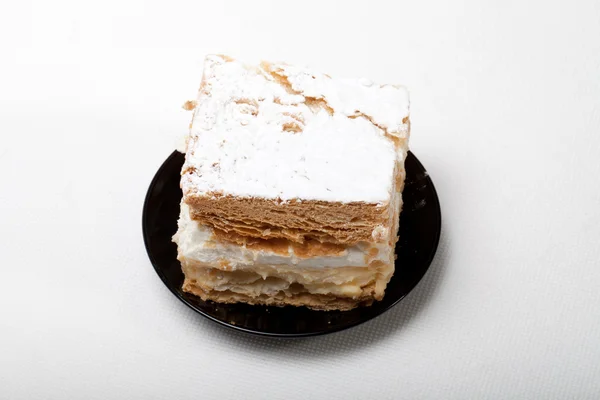 Słodkie ciasto z kremem — Zdjęcie stockowe