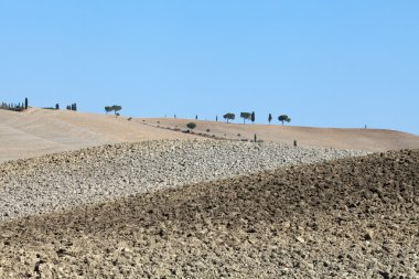 Toskana 'nın manzarası. İtalya