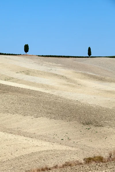 Landskapet i Toscana. Italien — Stockfoto