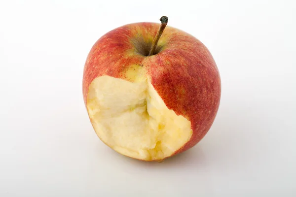 stock image Red apple on a white background