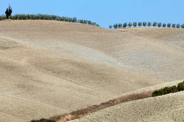 Landskapet i Toscana. Italien — Stockfoto