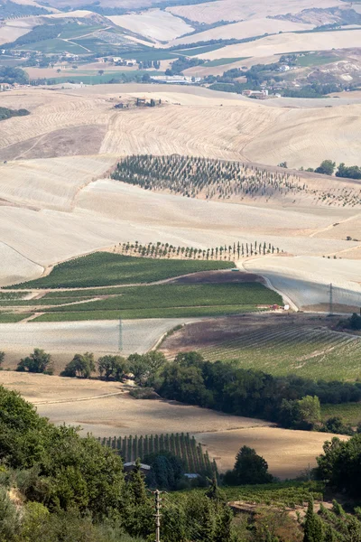 Het landschap van Toscane. Italië — Stockfoto