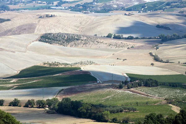 Toscanas landskap. Italia – stockfoto