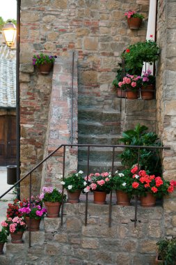 Monticchiello - Medieval village near Pienza . Tuscany. Italy